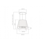 Elica Platinum 50厘米 550m³/h 懸掛式抽油煙機